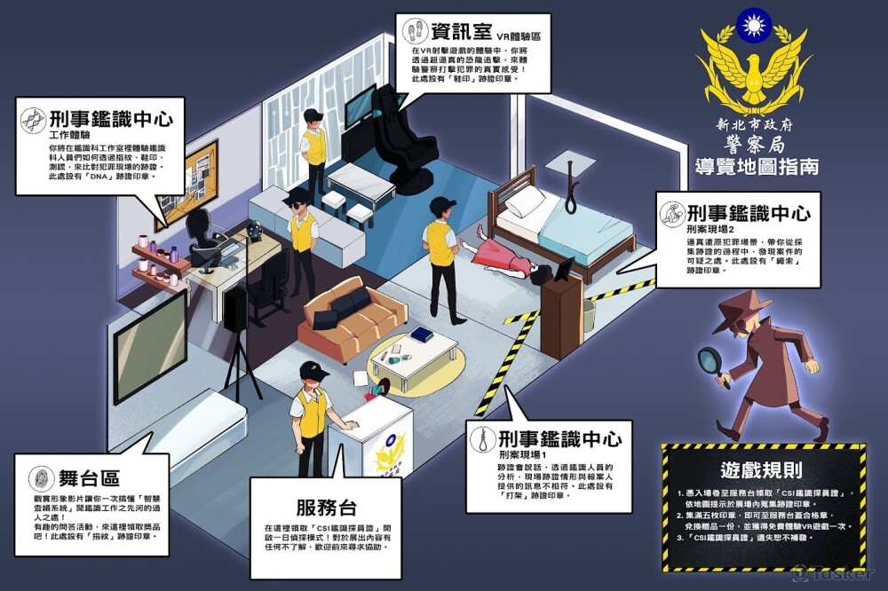 警察局相關外包-插圖繪製