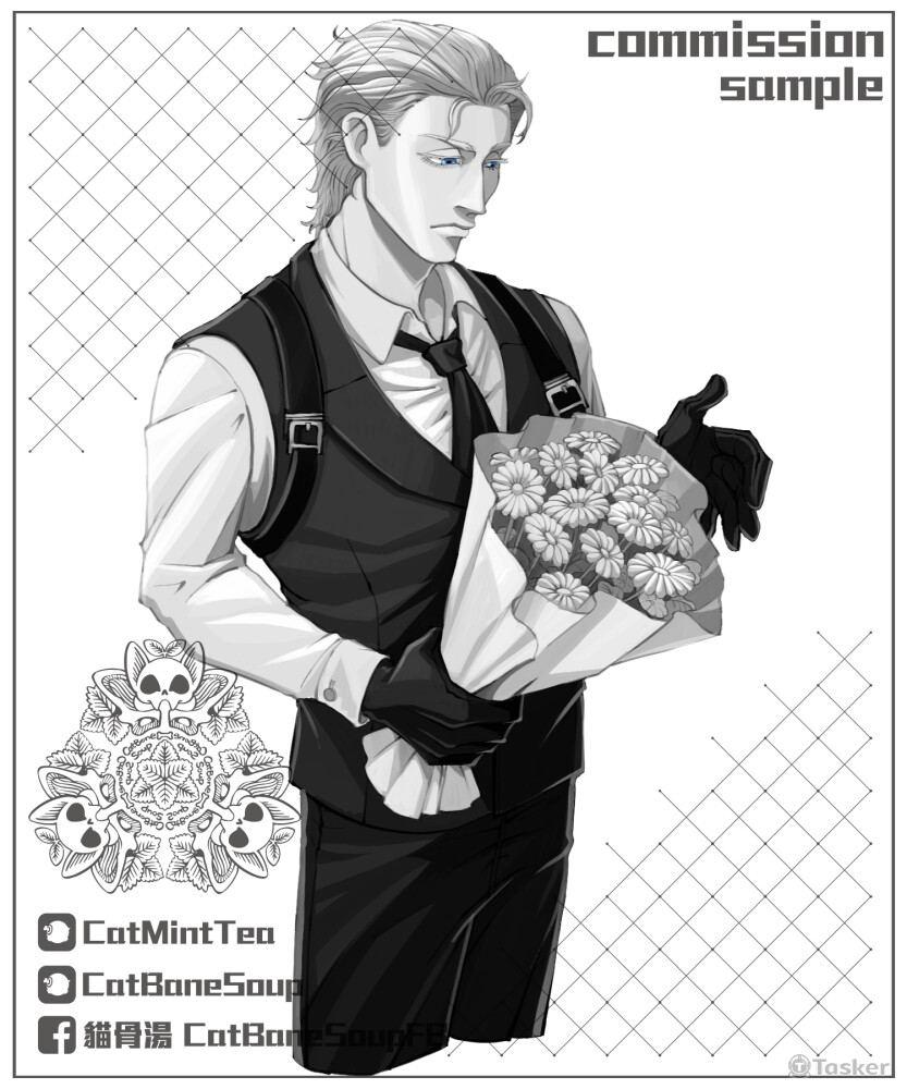 單色/半身/單人