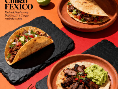 餐飲視覺宣傳海報