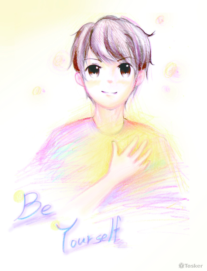 人生中難免會有懷疑自我的時候，但不要忘了相信自己。