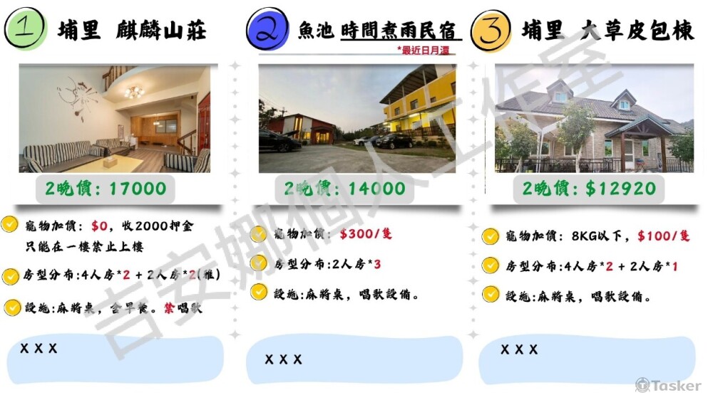 旅遊提案DEMO
