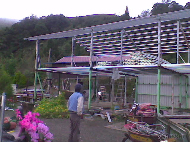 拉拉山鐵屋施工照