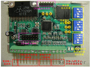 使用TI DSP開發的馬達驅動電路板