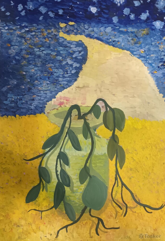 《壺》廣告顏料