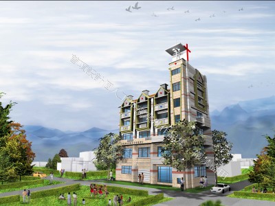 建築外觀設計及模擬圖