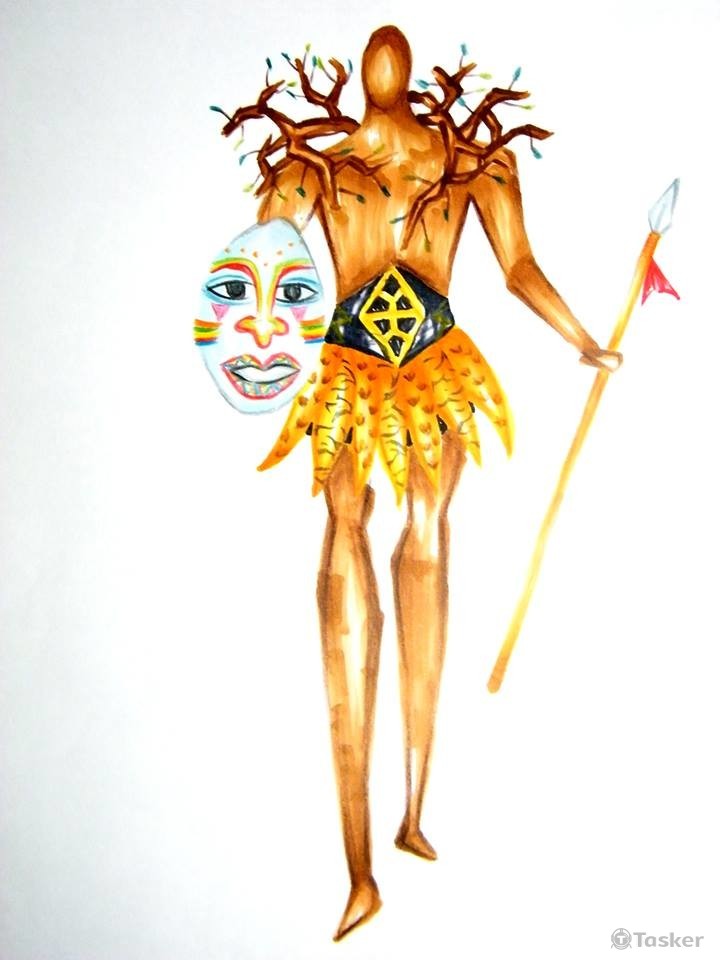 造型設計_手繪(麥克筆+色鉛筆)