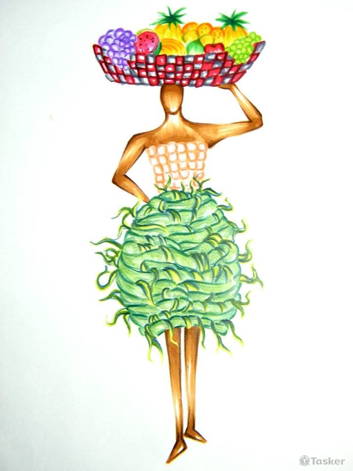 造型設計_手繪(麥克筆+色鉛筆)