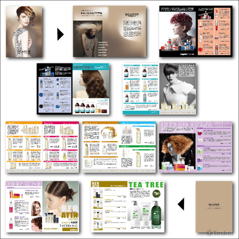 髮品型錄設計