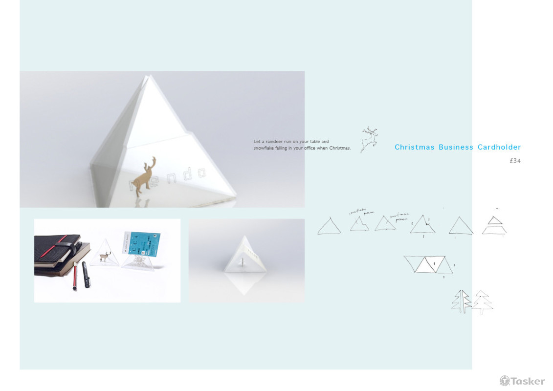 Christmas Business Cardholder