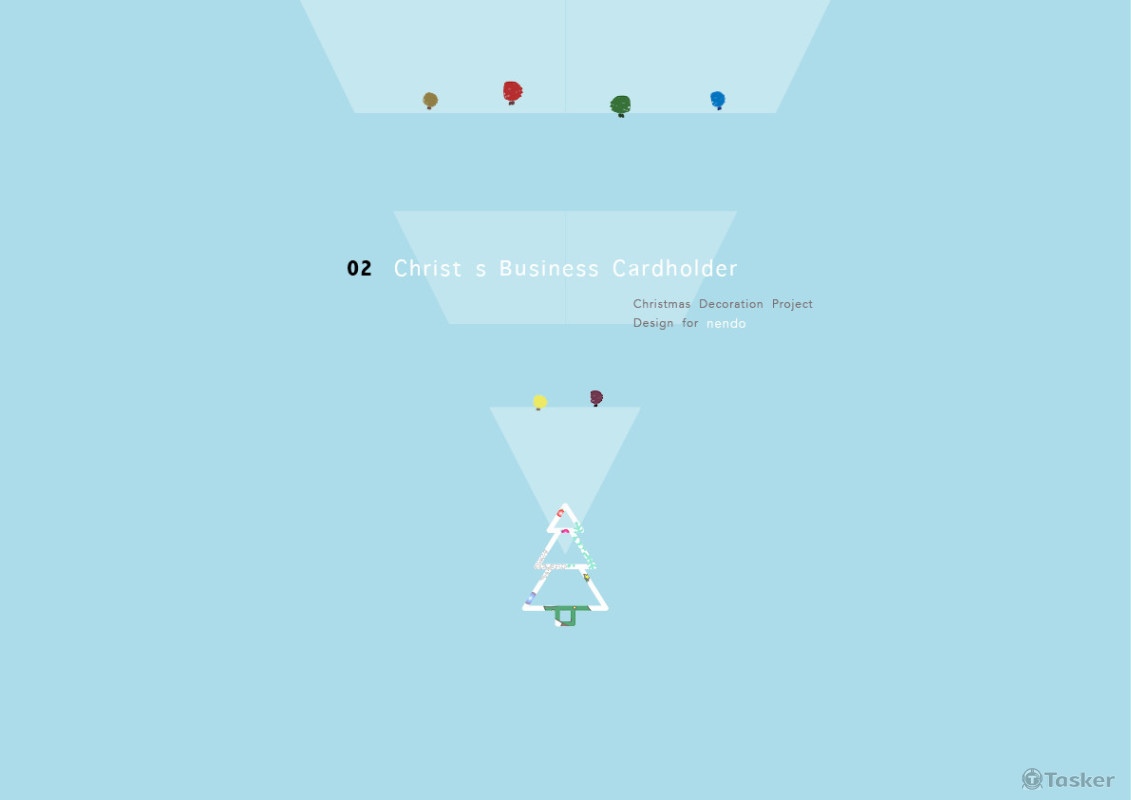 Christmas Business Cardholder