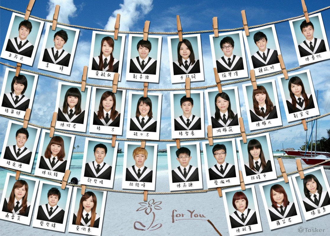 Photoshop-畢業紀念冊製作成果