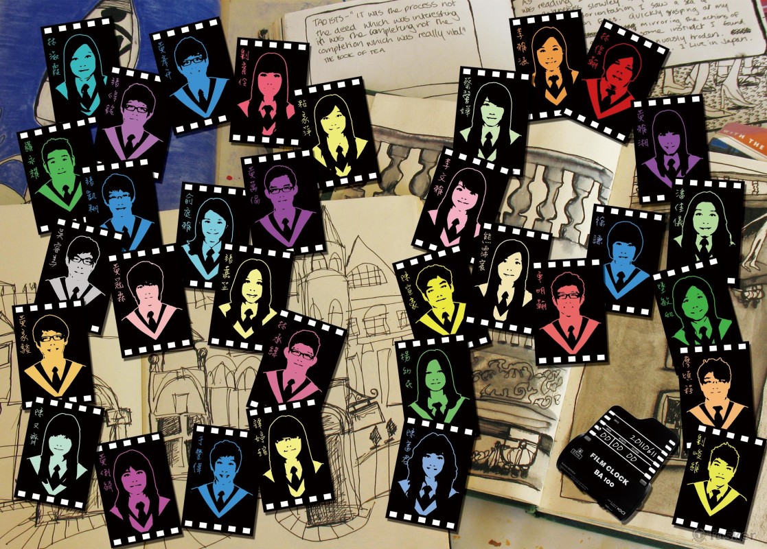 Photoshop-畢業紀念冊製作成果