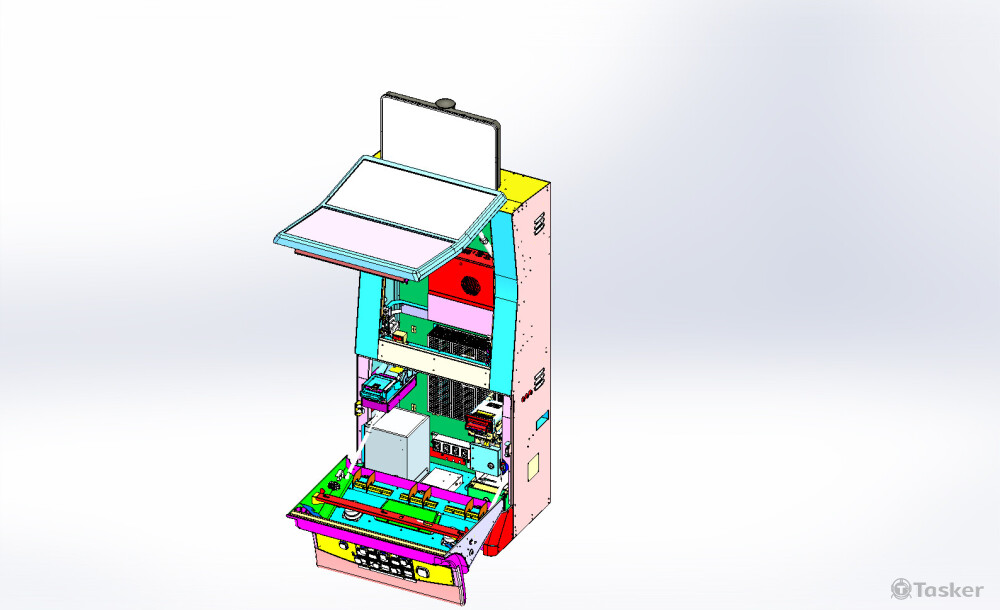 所有動件配合,電腦模擬