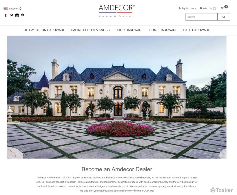 04_美國_家飾品展示銷售網站