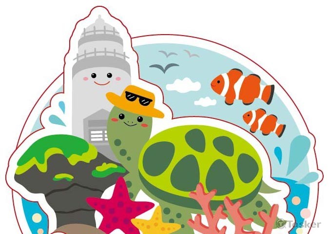 台灣旅遊紀念品磁鐵-小琉球