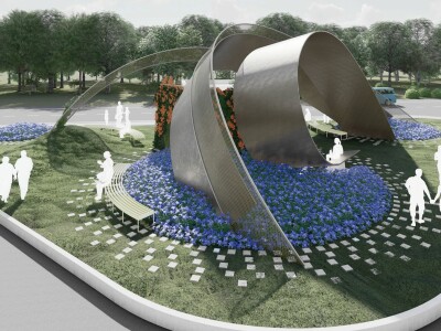 公園景觀建模.渲染案