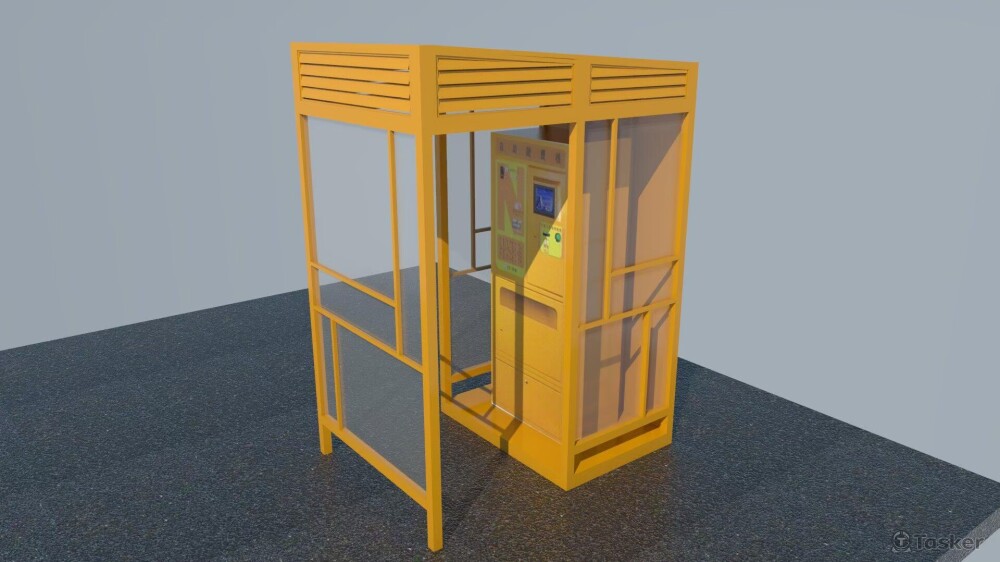 停車場收費亭設計