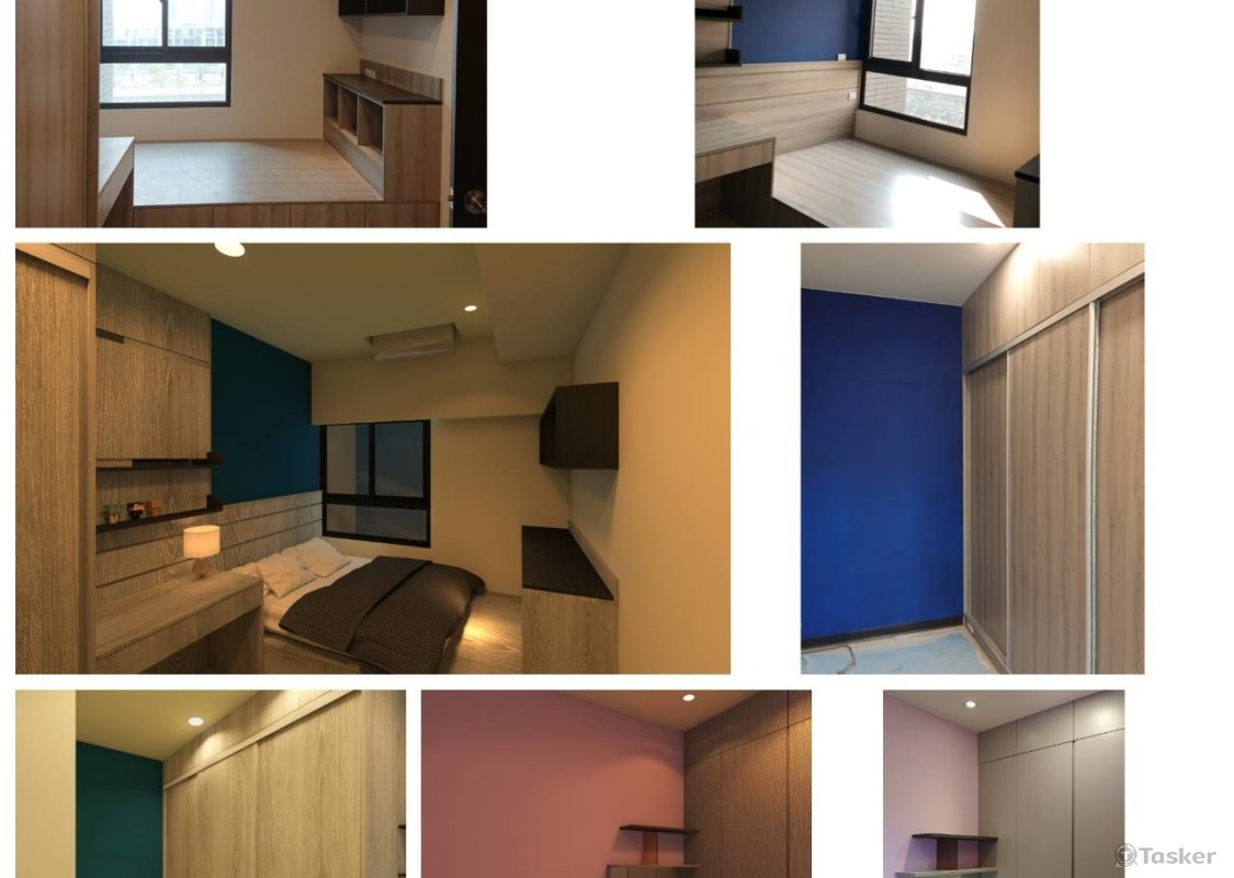 主臥、次臥3D及現場圖片