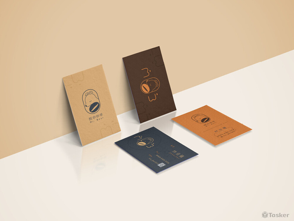 熊咖咖啡 名片設計展示1