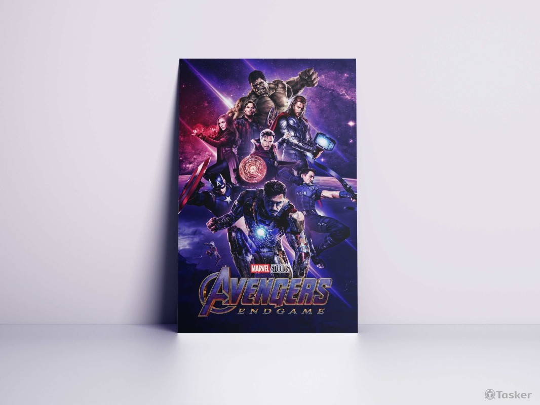 致敬漫威所做的海報