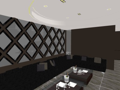 私人招待所3D建模