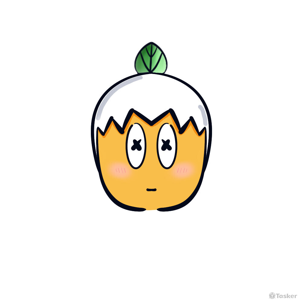 歐波是一隻帶著蛋殼的小雞~ 對牠是小雞喔不是蛋黃是一隻可可愛愛的小雞