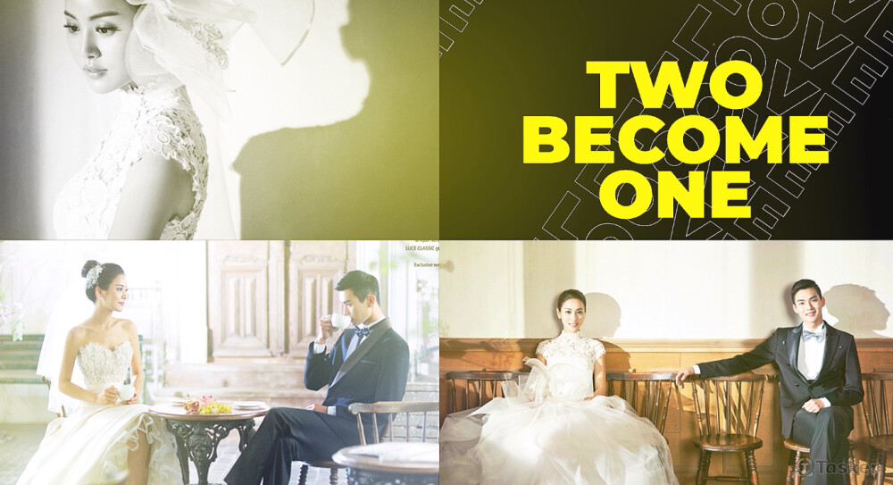 三墨禾作 婚禮開場 動態相冊 版型_OP2901