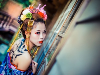 人像攝影 花魁主題攝影寫真