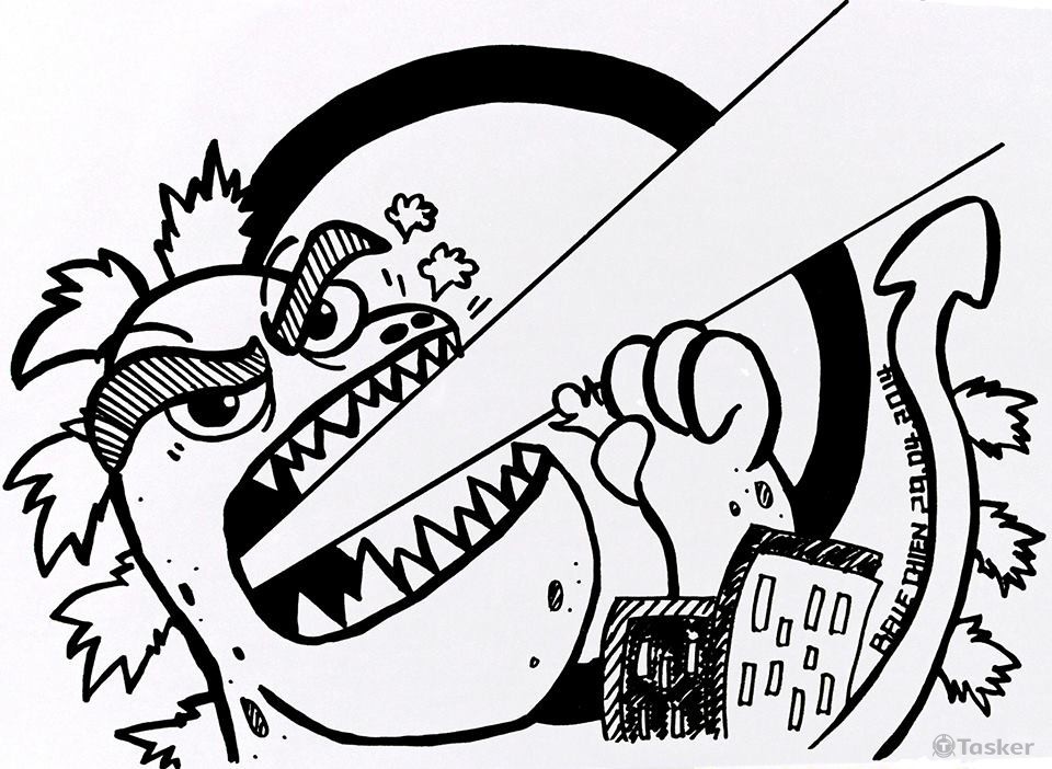 中山醫哥吉拉社團logo