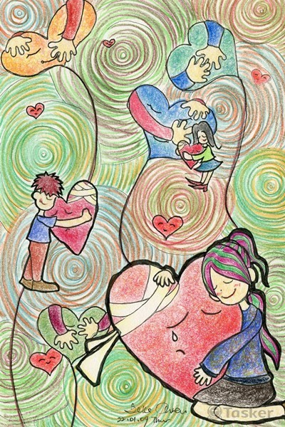 心靈接觸。靈魂擁抱/Hug