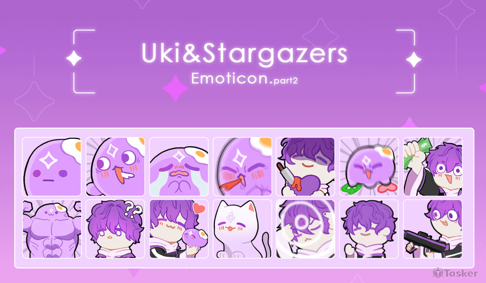 YT會員表情包，YT搜尋Uki Violeta