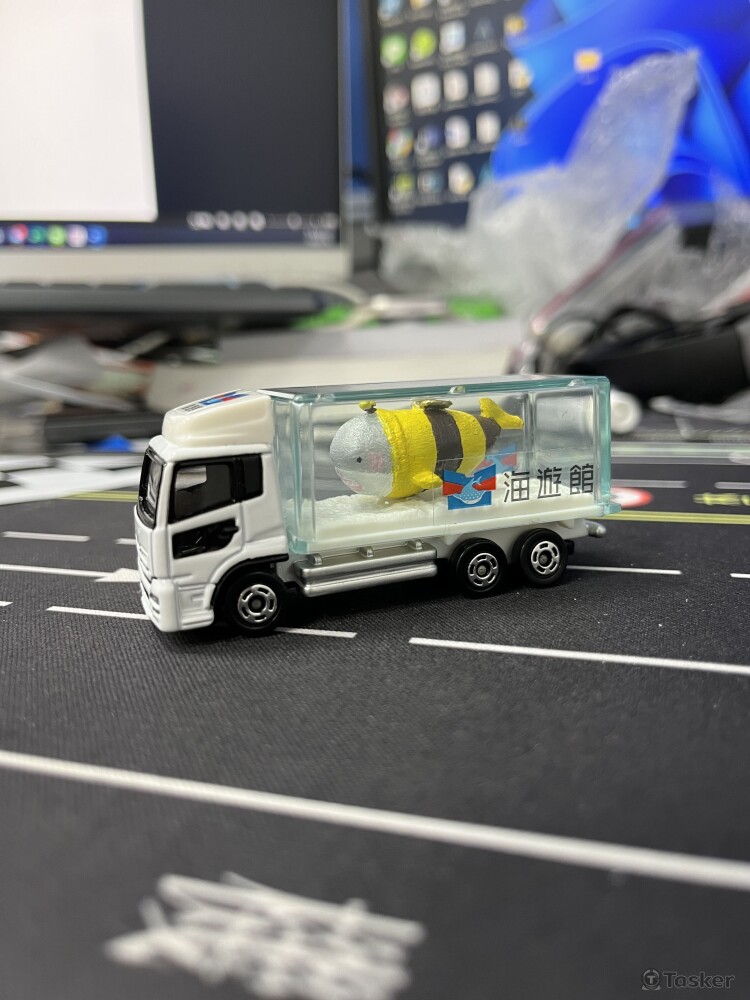 客製化模型車製作，3D掃描、3D列印、打磨上色