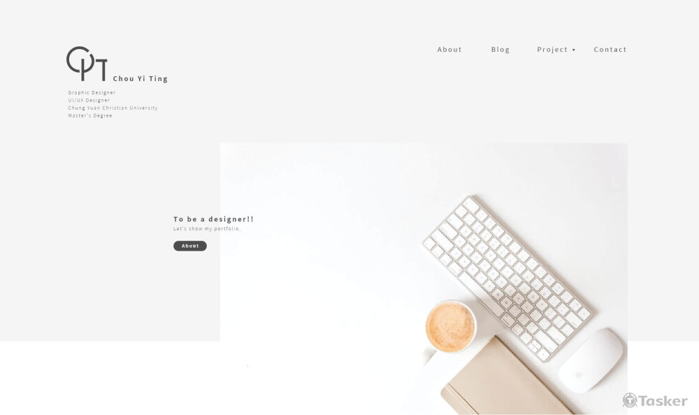 chousdesign 個人作品集網站視覺設計