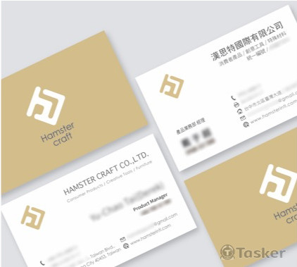 漢思特國際有限公司-Hamster Craft，以英文名開頭之HC結合成雙手交握的意象，主色調以木紋色為主，透過圓潤的線
