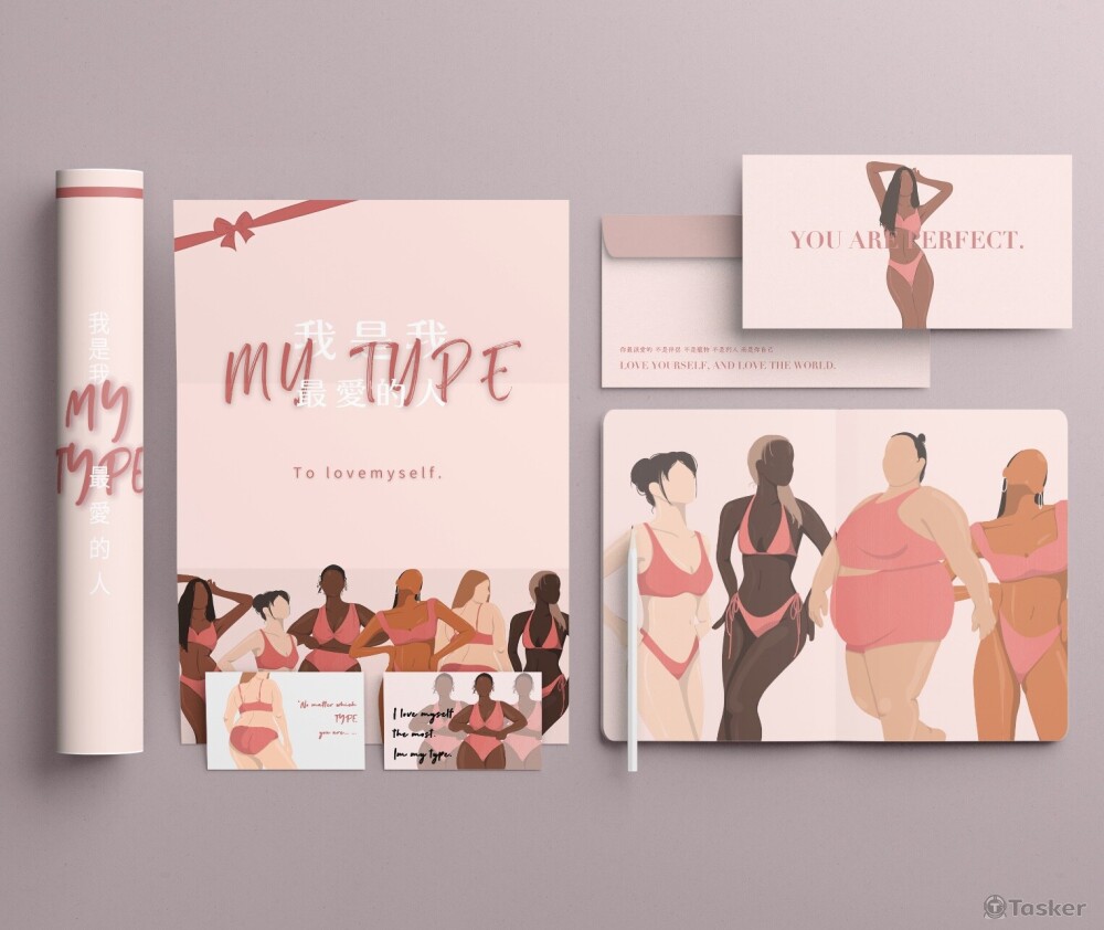 手繪品牌介紹+排版