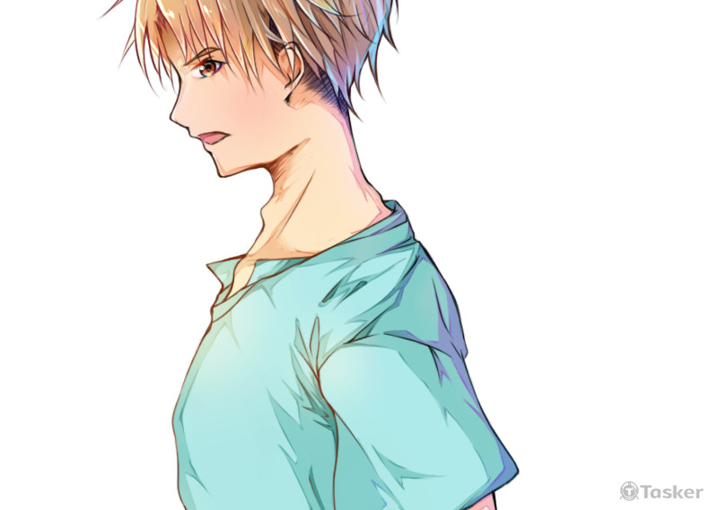 男子的側面（未加背景）