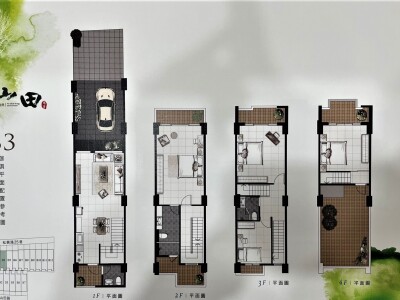 平面傢配圖及外觀