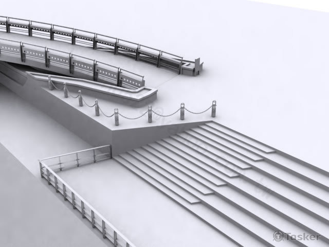 河堤公園3D俯視