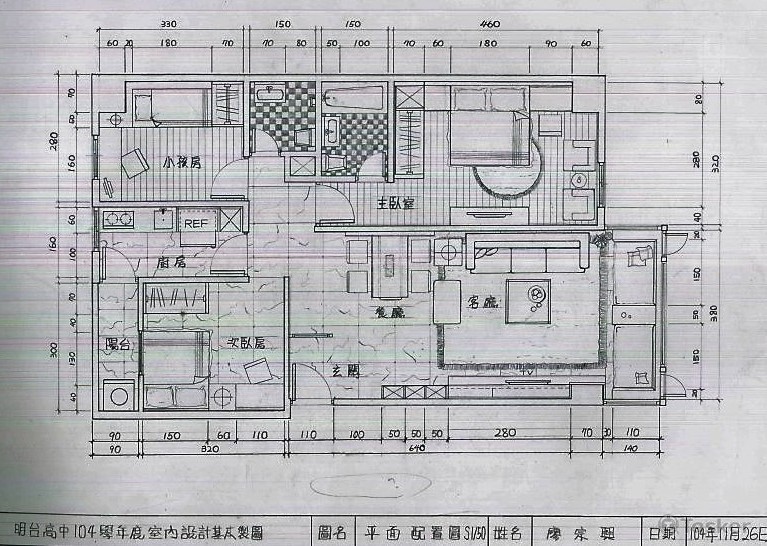 平面配置圖 S1/50