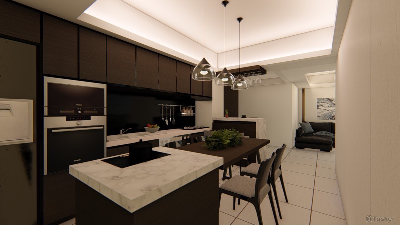 方案二，餐廳渲染/已有3D單張800-1000。無3D另洽。