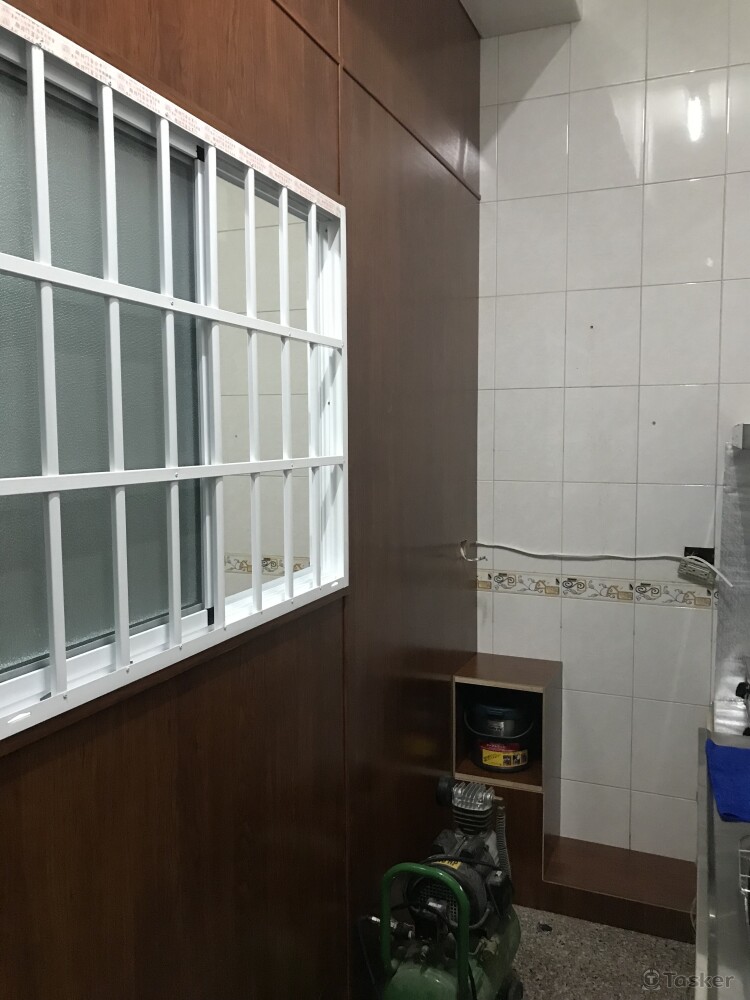 隔間加裝安全鋁窗