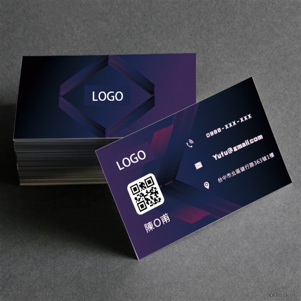 主題:大圖輸出業 風格:簡約，漸進色調