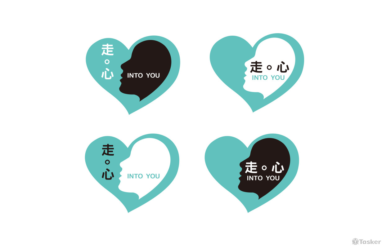 走心-心靈諮商Logo設計