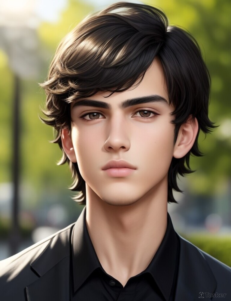 a man
