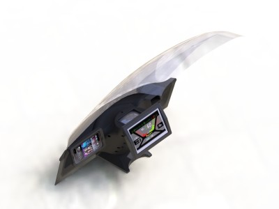 電動三輪車HUD視罩