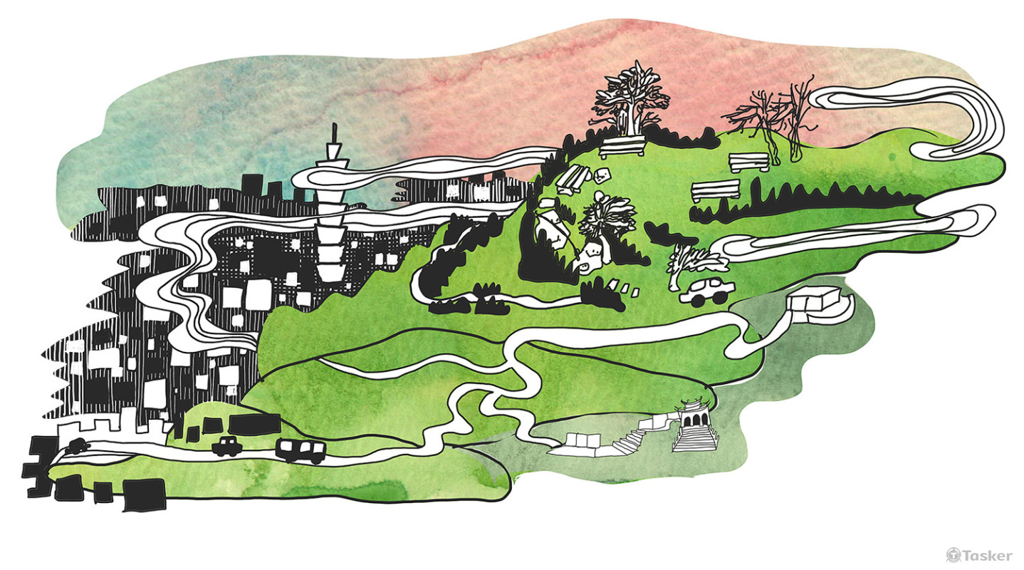 猴山一千紀念圖