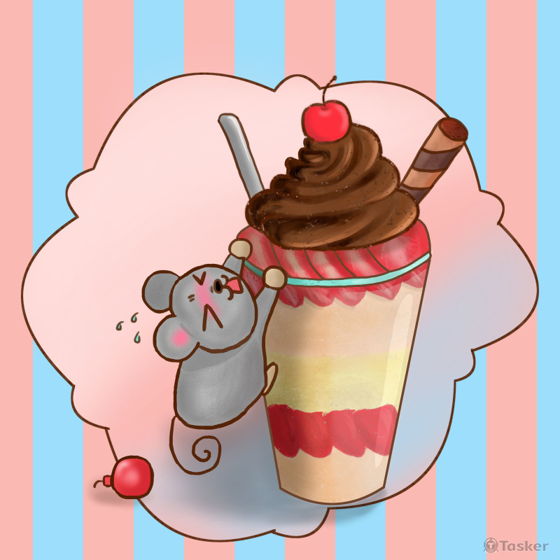 電繪插圖-炸彈鼠