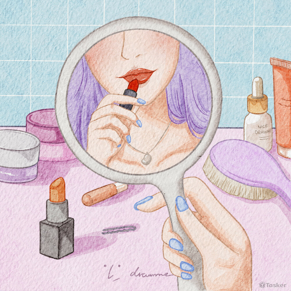 一抹紅唇，是連女人都懾服的極致性感。