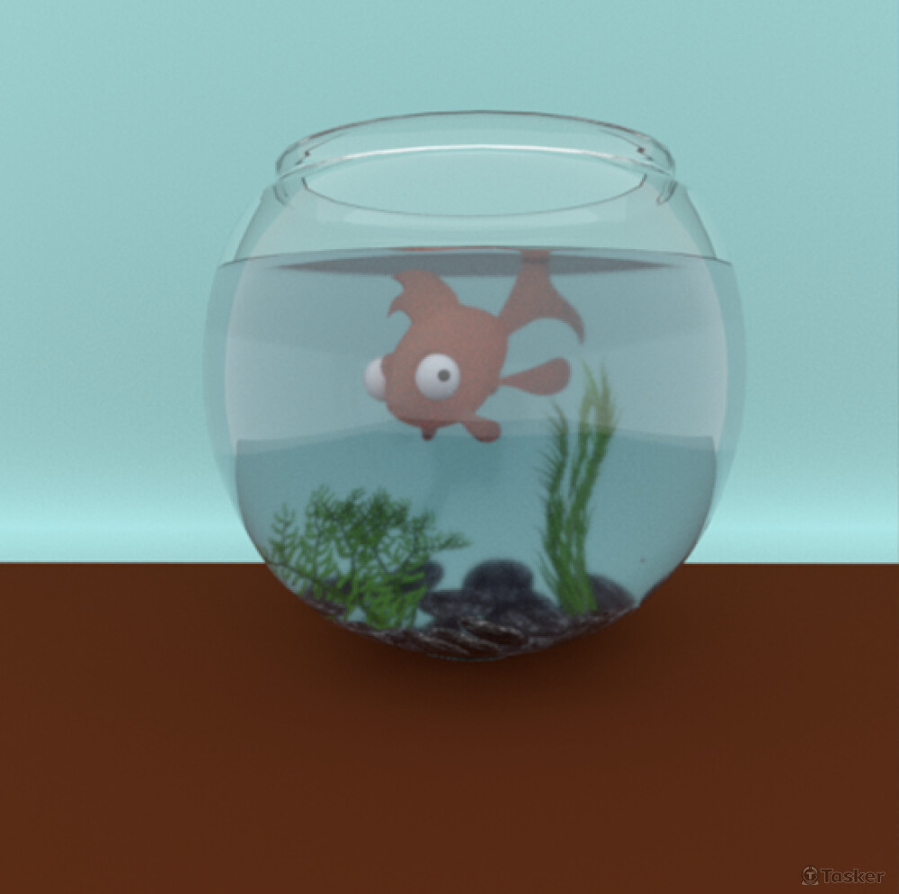 燈光與材質渲染