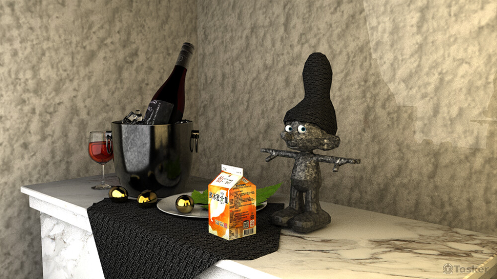 燈光與材質渲染